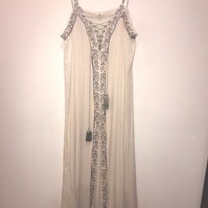 POL Grecian lace front Dress